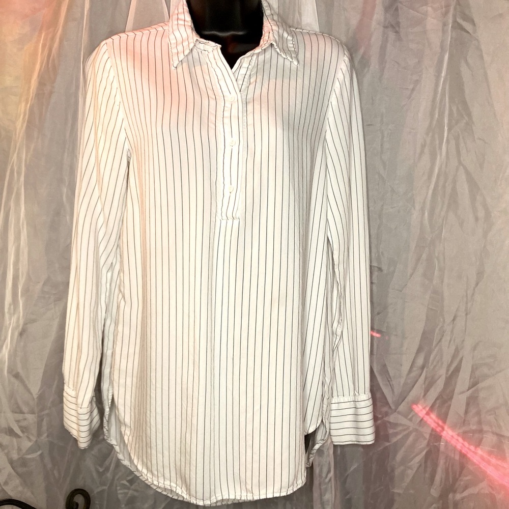 Striped Boyfriend Collar Shirt by “H&M”!